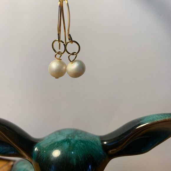 Pearl Drop Earrings - Picture 8 of 10